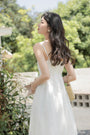 Fairy-Style White Spaghetti Strap Dress - Masion Chérie