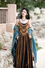 Crochet Strappy Dress with Shawl Set - Masion Chérie