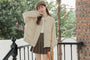 Beige Oversized Utility Jacket