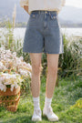 Versatile Denim Bermuda Shorts - Masion Chérie