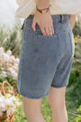 Versatile Denim Bermuda Shorts - Masion Chérie