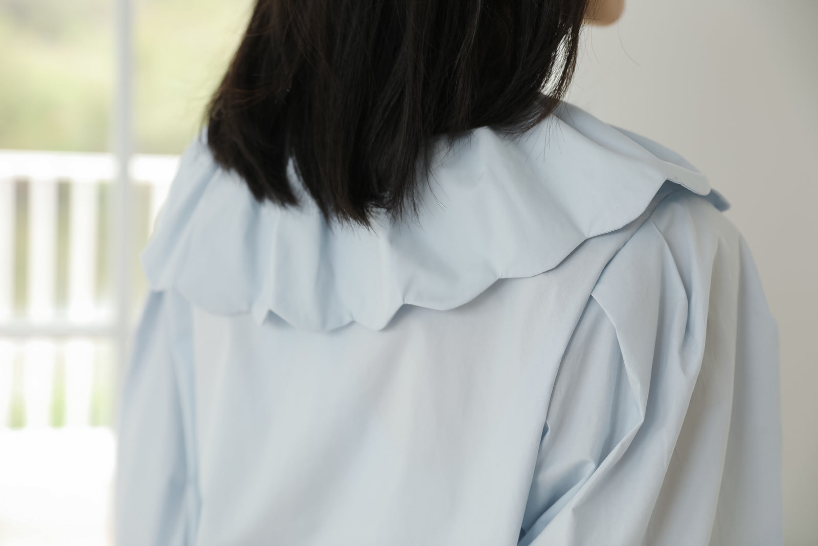 Vintage Ruffle Collar Puff Sleeve Blouse - Masion Chérie