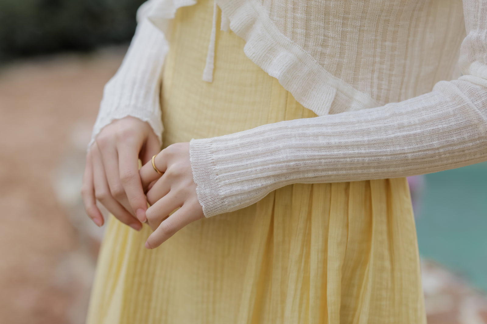 Sunny Yellow Spaghetti Strap Midi Dress - Masion Chérie 