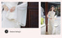 Elegant Embroidered Ivory Silk Cheongsam Dress