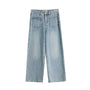 Classic High-Waist Wide-Leg Denim Jeans - Masion Chérie