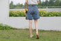 Vintage High-Waisted Denim Shorts - Masion Chérie