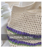 Tulip Cotton Hollow Woven Bag - Masion Chérie