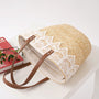 Large Capacity Single Shoulder Crossbody Shell Straw Woven Bag - Masion Chérie