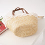 Large Capacity Single Shoulder Crossbody Shell Straw Woven Bag - Masion Chérie