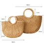 Half-Moon Beach Vacation Handmade Woven Tote Bag - Masion Chérie