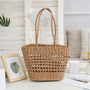 Versatile Hollow Single Shoulder Woven Tote Bag - Masion Chérie