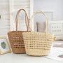 Versatile Hollow Single Shoulder Woven Tote Bag - Masion Chérie