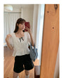 Korean-style A-line Shorts High-Waisted Casual Suit Pants - Masion Chérie