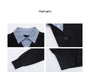 Korean-Style Polo Collar Knit Cardigan Top - Masion Chérie