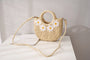 Little Daisy Moon-Shaped Woven Tote Bag - Masion Chérie