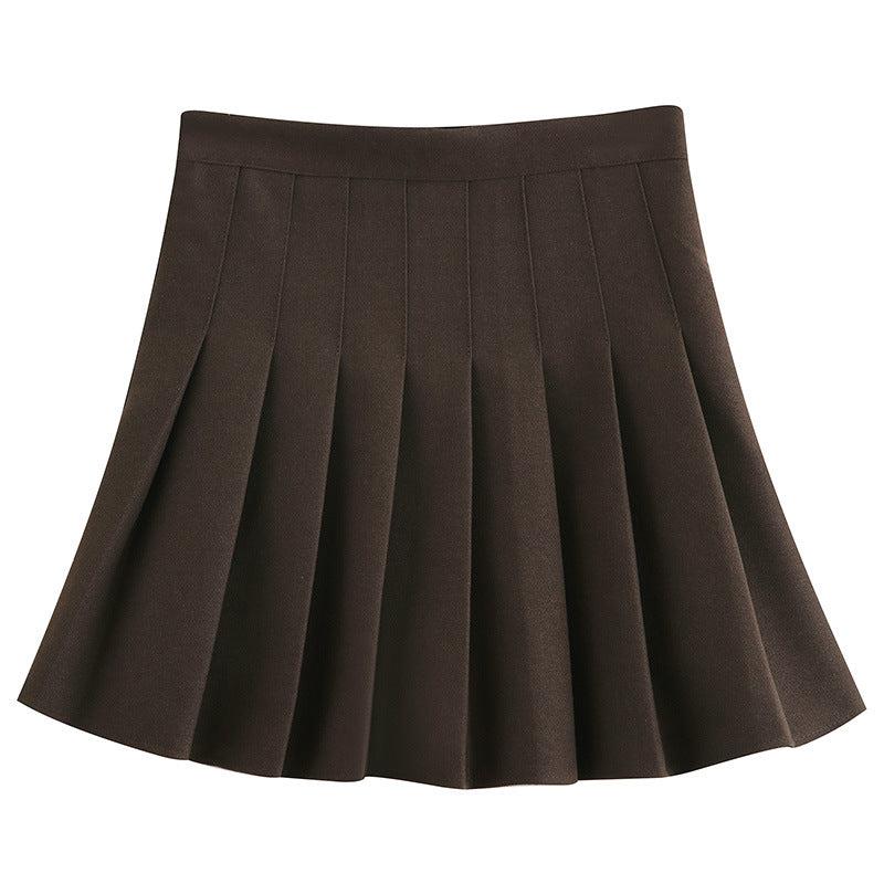 Classic Pleated Mini Skirt