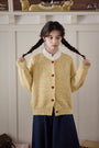 Cozy Heart Button Soft Knit Cardigan