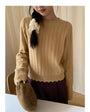 Vintage Knit Sweater Women Winter Inner Top - Masion Chérie