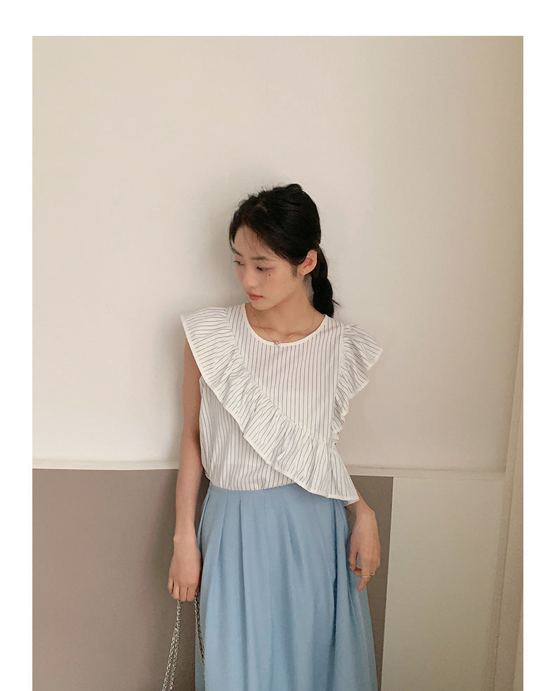 Vintage Ruffled Hem Skirt - Masion Chérie