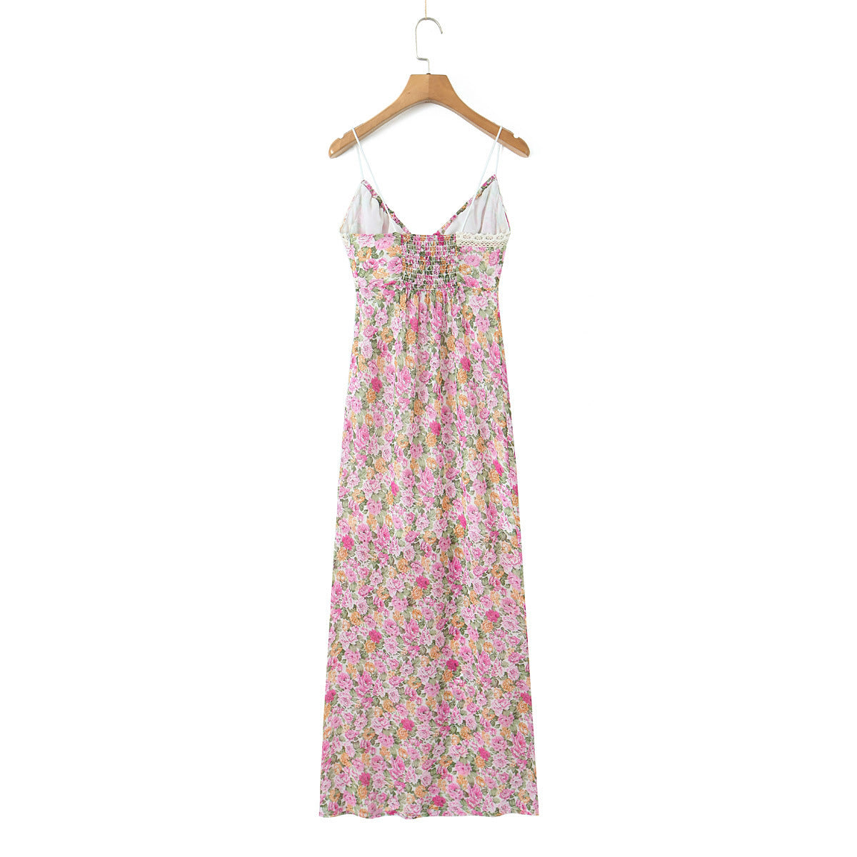 Romantic Floral Spaghetti Strap Maxi Dress - Masion Chérie