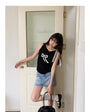 Korean-Style Knitted Tank Top Sleeveless Top - Masion Chérie