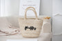 Cute Panda Beige Versatile Everyday Straw Tote Bag - Masion Chérie