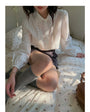 Vintage Lace Doll Collar Shirt Women - Masion Chérie