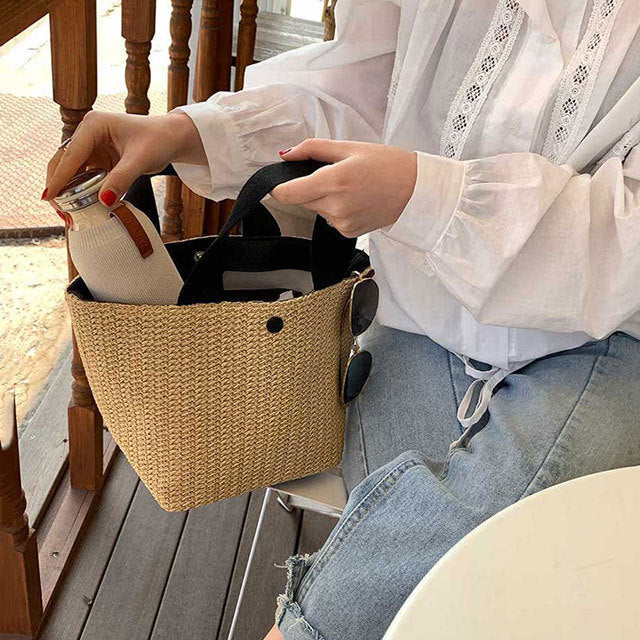 Casual Versatile Straw Woven Handbag - Masion Chérie