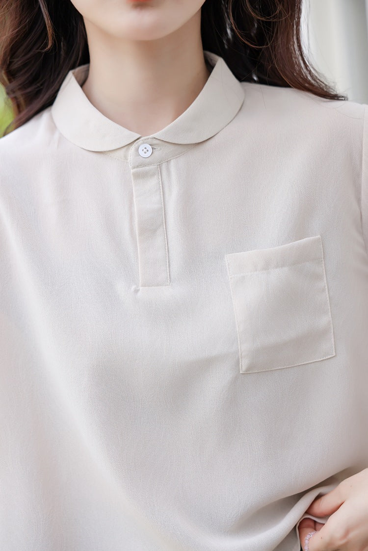 Versatile Short-Sleeve Polo Shirt - Masion Chérie