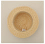 Flat Top Small-brimmed Straw Hat - Masion Chérie