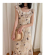 Butterfly Print Summer Dress - Masion Chérie