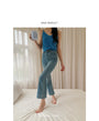 Retro Cropped Slightly Flared Jeans - Masion Chérie