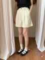 Korean-style A-line Shorts High-Waisted Casual Suit Pants - Masion Chérie