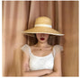 Vintage Large Brim Straw Hat - Masion Chérie