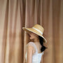 Vintage Large Brim Straw Hat - Masion Chérie