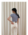 Retro Cropped Slightly Flared Jeans - Masion Chérie