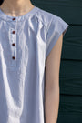 Chic Button-Down Sleeveless Blouse - Masion Chérie