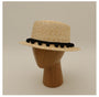 Flat Top Small-brimmed Straw Hat - Masion Chérie