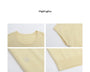 Round Neck Embroidered Wool Knit Sweater Top - Masion Chérie