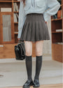 Classic Pleated Mini Skirt