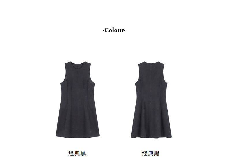 Korean Style Sleeveless Vest dress - Masion Chérie