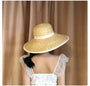 Vintage Large Brim Straw Hat - Masion Chérie