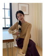 Vintage Knit Sweater Women Winter Inner Top - Masion Chérie