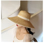 Vintage Large Brim Straw Hat - Masion Chérie