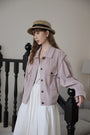 Versatile Mauve Button-Down Jacket