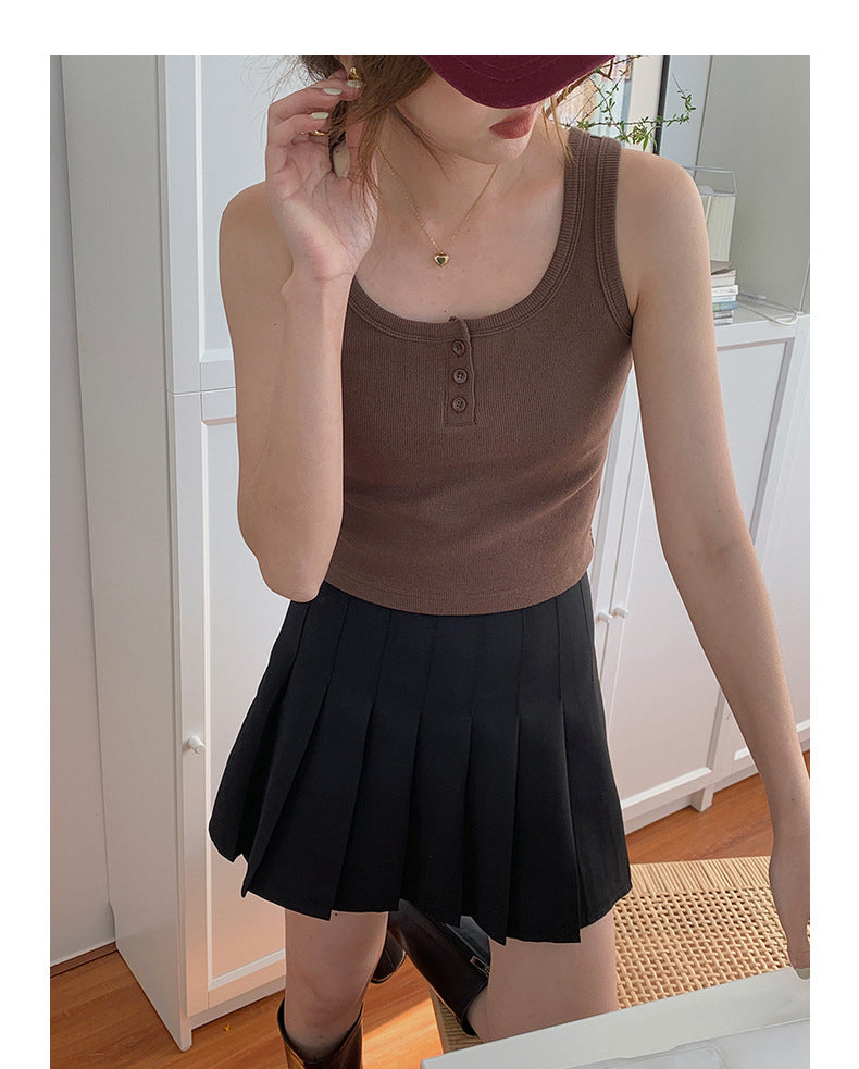 Summer Spicy Sweet Girl Camisole/Tan Top - Masion Chérie