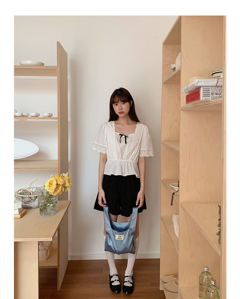 Korean-style A-line Shorts High-Waisted Casual Suit Pants - Masion Chérie