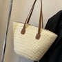 Large Capacity Woven Tote Bag - Masion Chérie