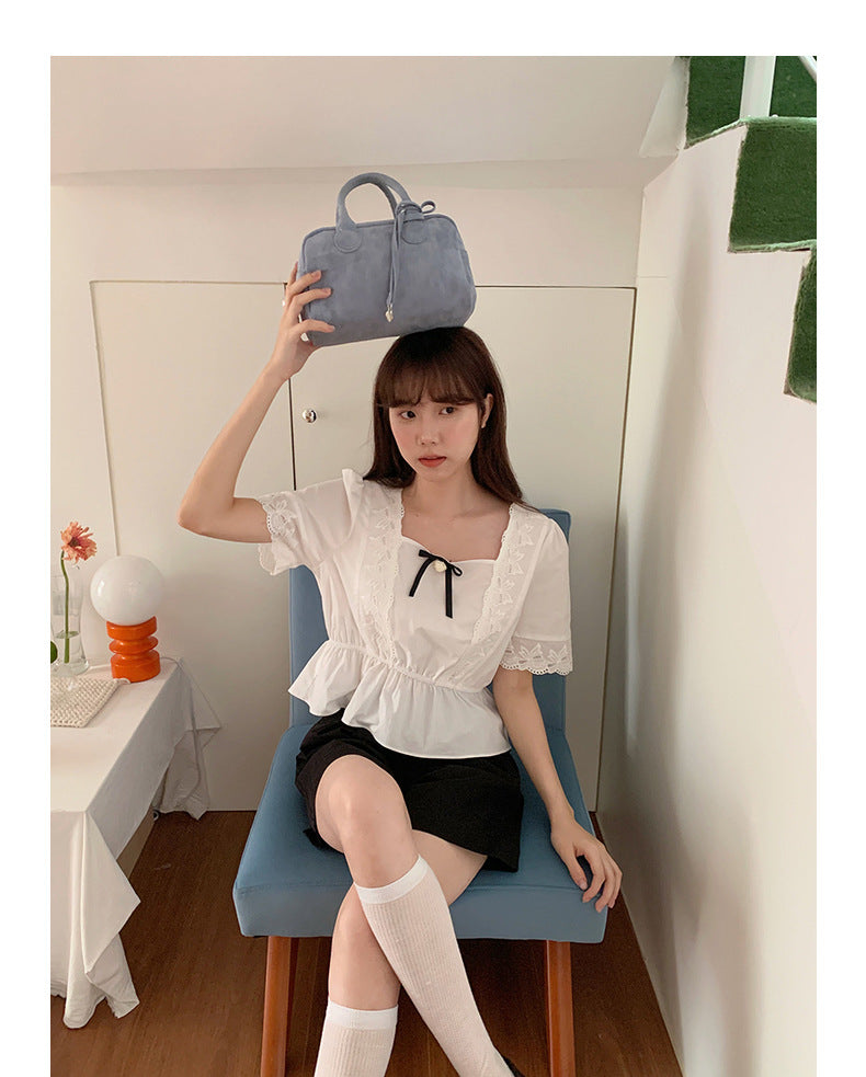 Korean-style A-line Shorts High-Waisted Casual Suit Pants - Masion Chérie