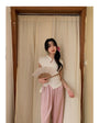 New Chinese Style Stand Collar Button-Up Slim-Fit Blouse - Masion Chérie